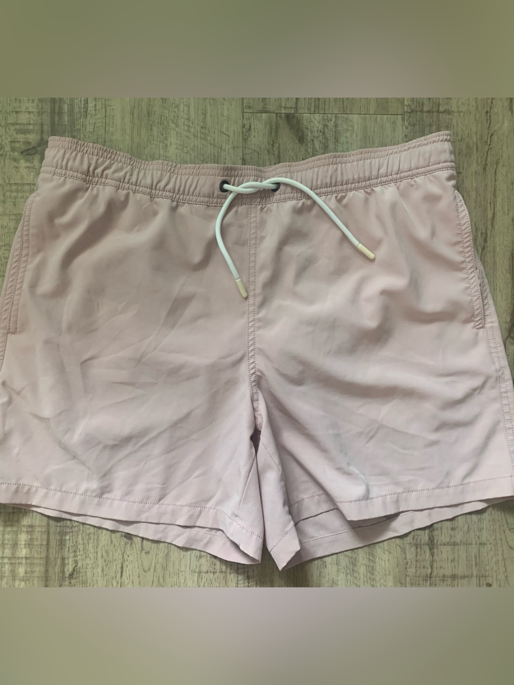 Frank & Oak Men’s Pastel Pink Swim Short